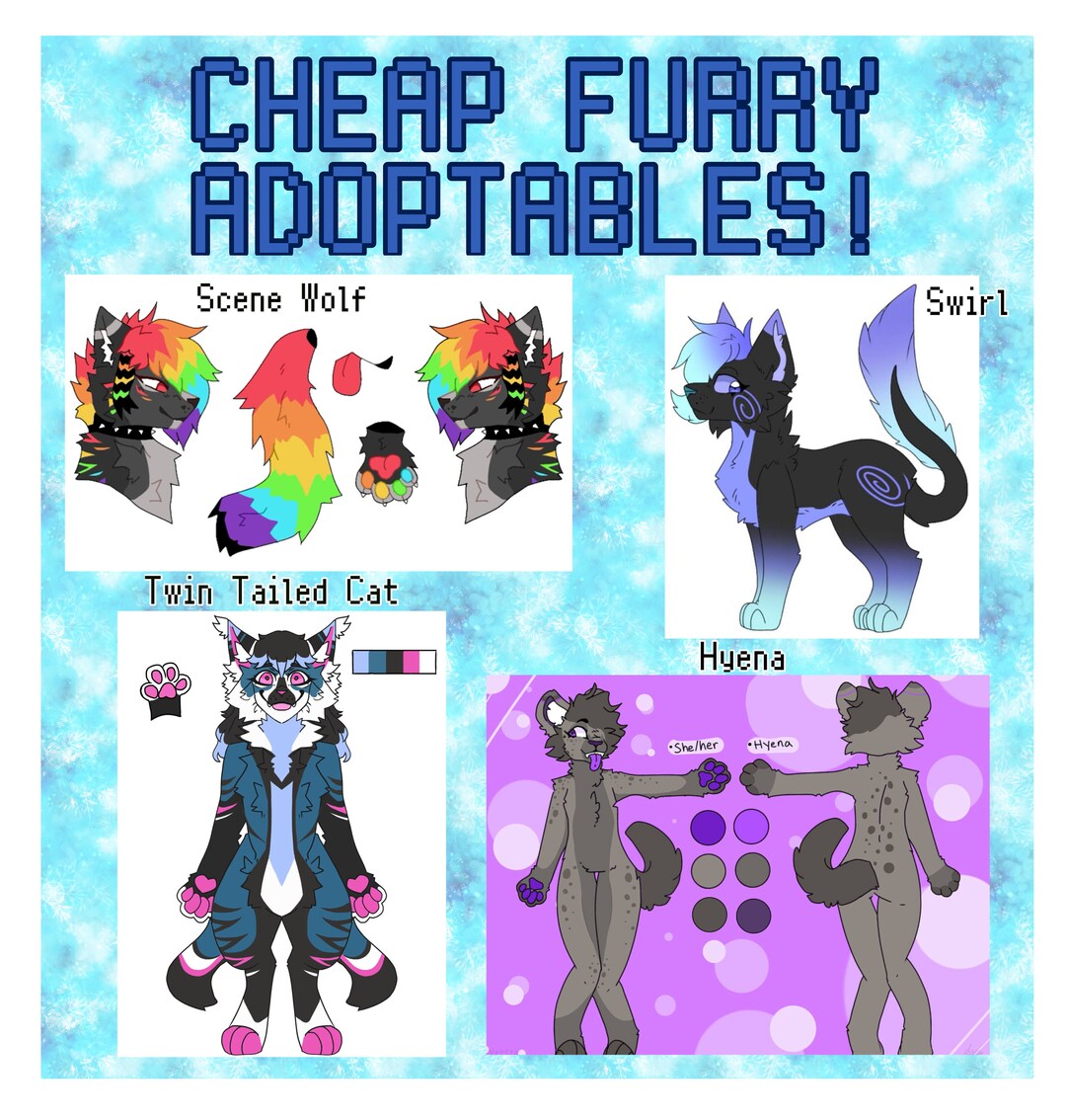 Cheap Furry Adoptables Etsy