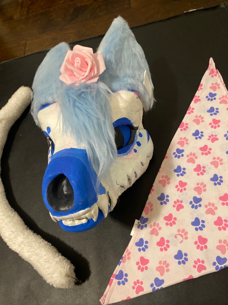 Dino Raptor Furry/fursuit Head Skull Dog Mask Moving Jaw Etsy Hong Kong