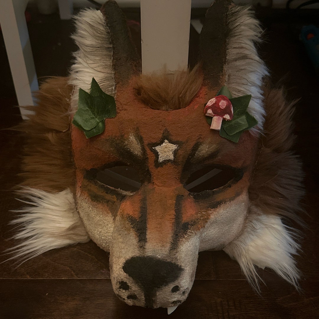 Fox Therian Mask Etsy Fox Therian Mask Etsy