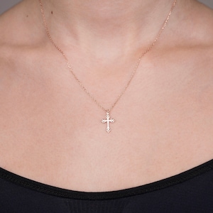 Gold Cross Necklace