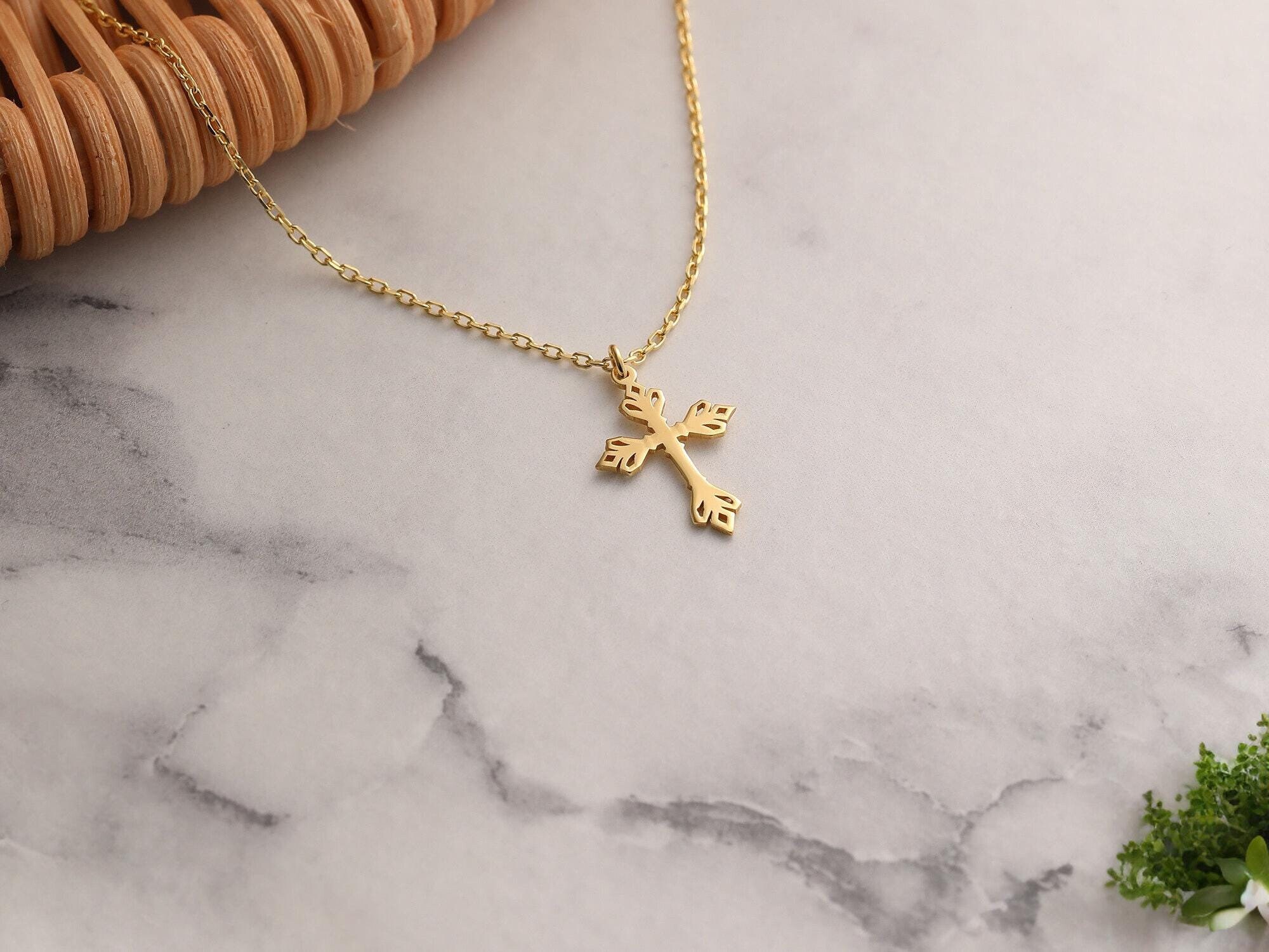 Amberta 9ct Solid Gold Pendant With Cubic Zirconia - Briolette Cut Solitaire, No Chain Included