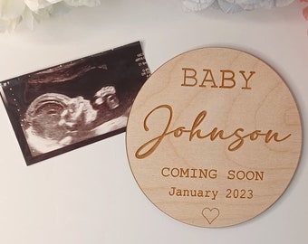 Custom Pregnancy announcement, Baby Coming Soon Plaque, Social Media Reveal, Photography Prop, Baby announcement, Baby Arriving, Coming soon