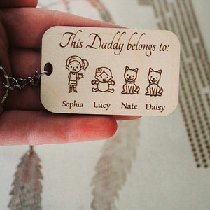 Dad Keyring