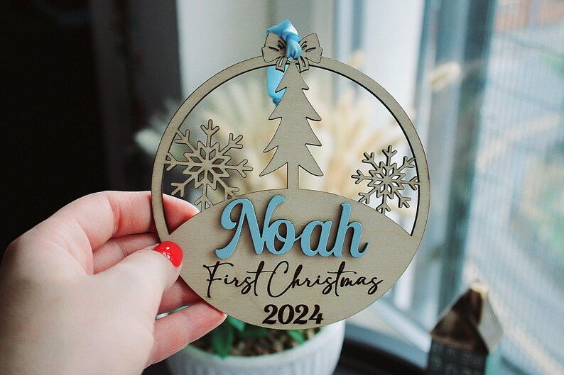 Baby First Christmas Bauble First Christmas Decoration Tree Gift Baby's