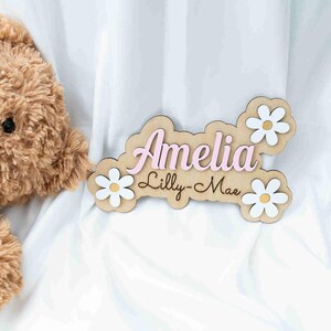 Layered Name Sign for Girls