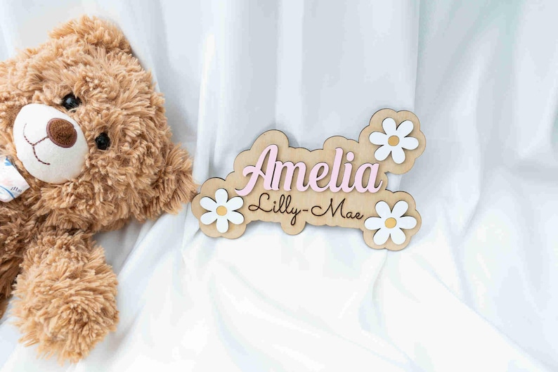 Layered Name Sign for Girls