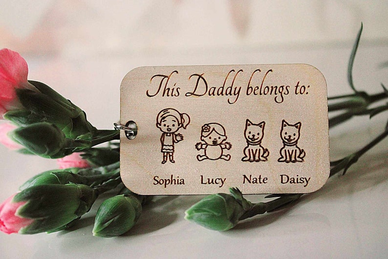 Dad Keyring