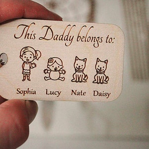 Dad Keyring