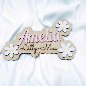 Personalised Floral Door Sign