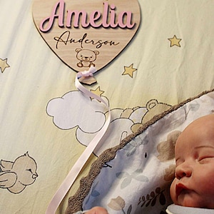 Baby Announcement Balloon Plaque