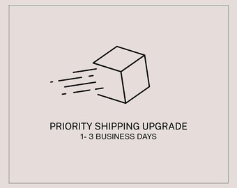 Priority Shipping Upgrade | USPS Priority Mail (1-3 Business Days)