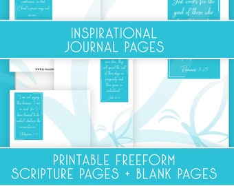 Re-Imagining Contentment Inspirational Journal Pages - Freeform