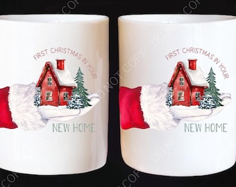 Gepersonaliseerde mok voor de eerste kerst in je nieuwe huis