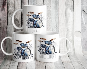 Drum set Drummer T-Shirt Fathers Day Dad Brother
