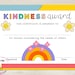 Kindness Award Certificate Printable