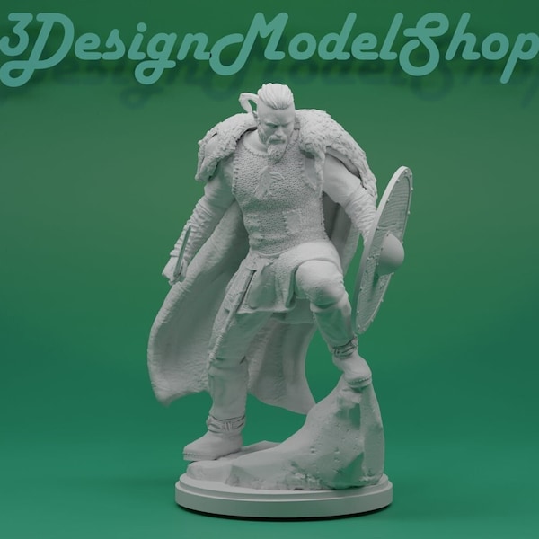 Vikings - Ragnar Lothbrok STL Model File