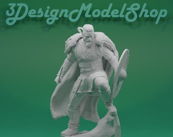 Vikings - Ragnar Lothbrok STL Model File