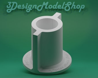 Paquete de archivos 3D de molde de silicona redondo para impresión 3D / Moldes redondos Modelos STL para moldeado de silicona