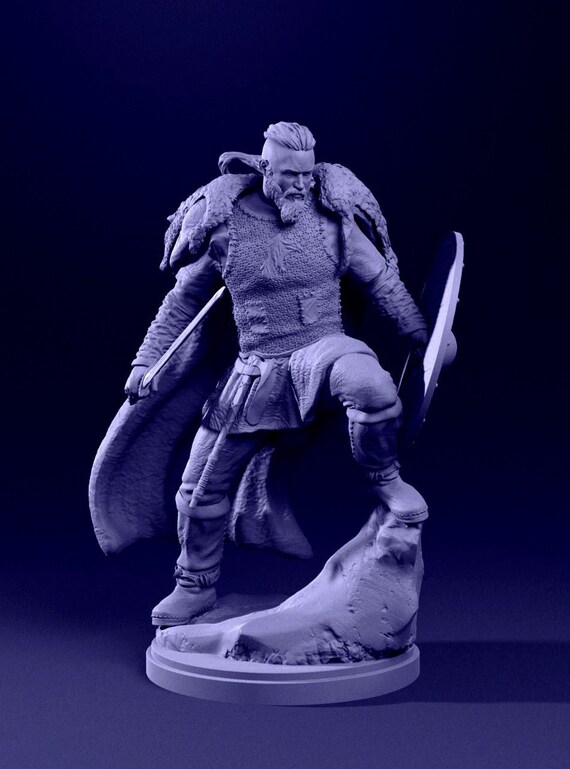 Movie character design STL 3D model design print download files Drama Character Ragnar the viking Movie character design STL 3D model design print download files Drama Character Ragnar the viking