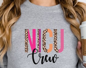 Moletom de enfermeira da UTIN, presente de agradecimento à enfermeira, camisa de enfermeira da UTIN, camisa de enfermeira, gola redonda de enfermeira da UTIN, presente de estudante de enfermagem, neonatal