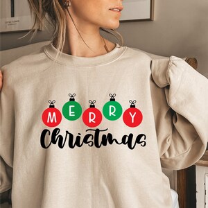 Weihnachten Ornamente Sweatshirt, Ornamente Pullover, Weihnachten Sweatshirt, Weihnachtspullover, lustiger Weihnachtspullover, Weihnachtsgeschenk