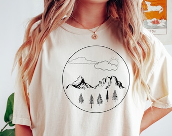 Camisa Yosemite, Comfort Colors®, Camiseta de Montaña, Camiseta de Excursionista, Camisa Amante de la Naturaleza, Camiseta de Aventura, Camisa de Aventura, Camisa de Camping,