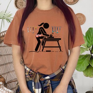 Women in Carpentry T-Shirt: Ring-Spun Cotton Tee