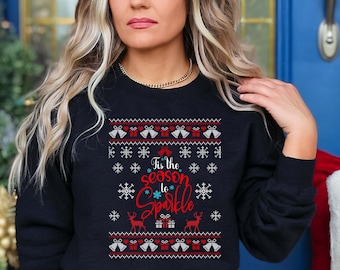 Christmas Sweatshirt, Christmas Party Sweater, Ugly Christmas Sweater, Christmas Gift, Holiday Party Sweatshirt, Secret Santa Gift, Sweater