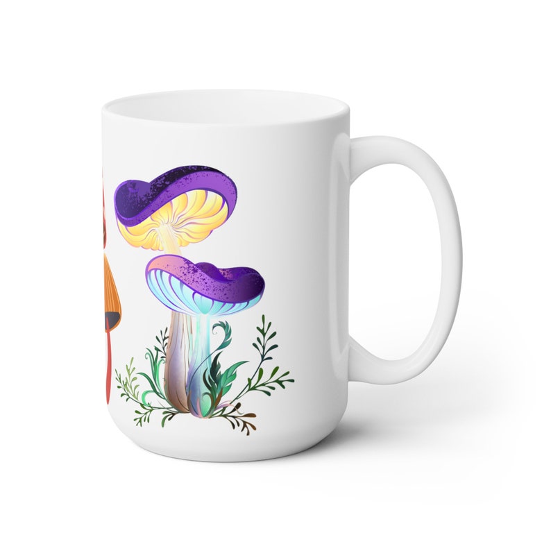 Mugs, Coffee Mug, Mushroom Coffee Mug, Funny Mug, Cute Mushroom Mug For Playful Farmer, Mushroom Patch Mug, Farm Girl Mug, Gift For Her image 4