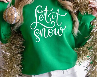 Christmas Sweatshirt, Perfect Snowflake Sweatshirt,  Let It Snow Sweatshirt, Snowflake Christmas Hoodie, Christmas Snow Sweater, Holiday