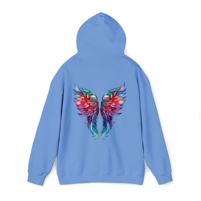 Bluza z kapturem Ombre Angel Wings: ciężka mieszanka bawełny i poliestru zdjęcie 7