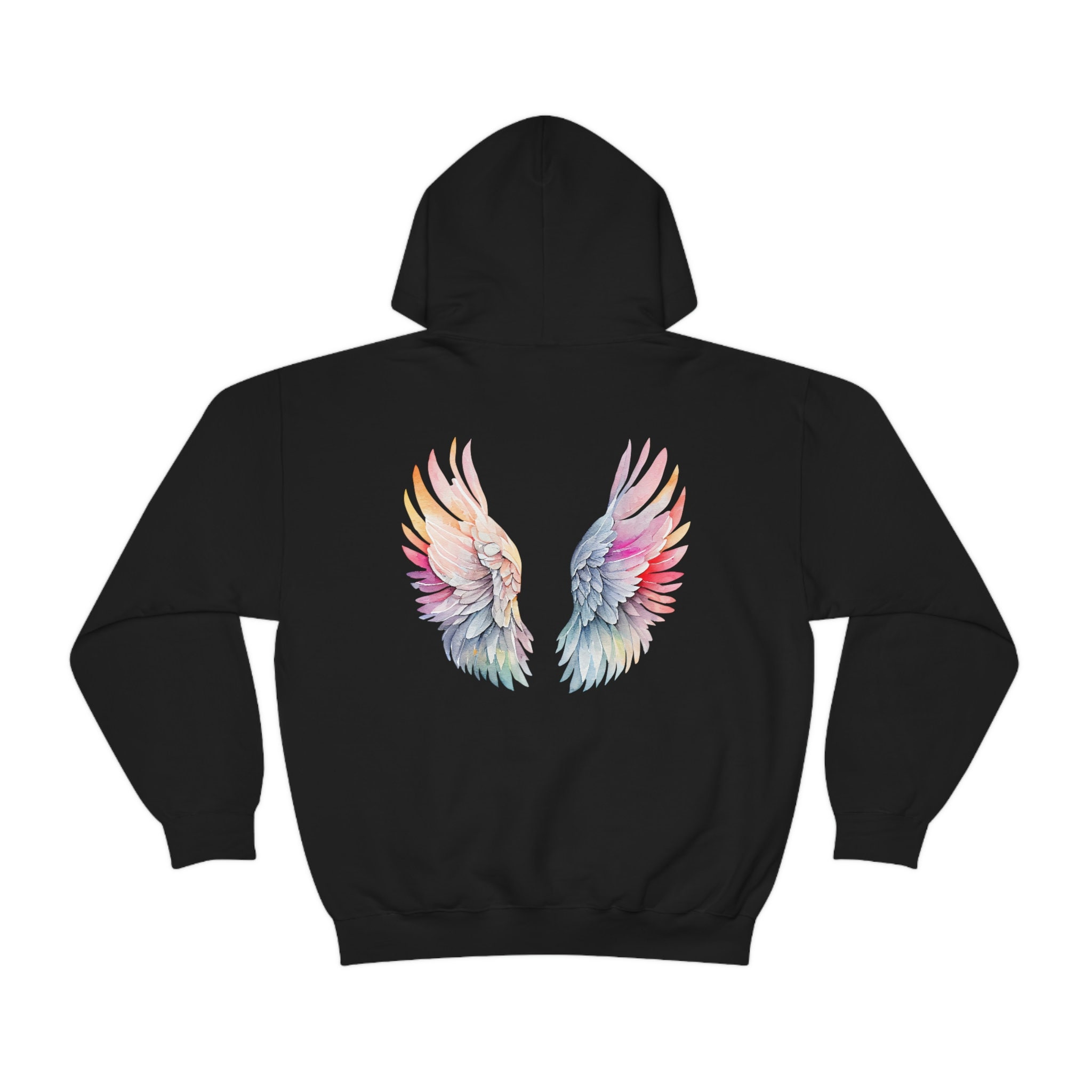 Angel Wings Back Print Hoodie - Dubai Edition