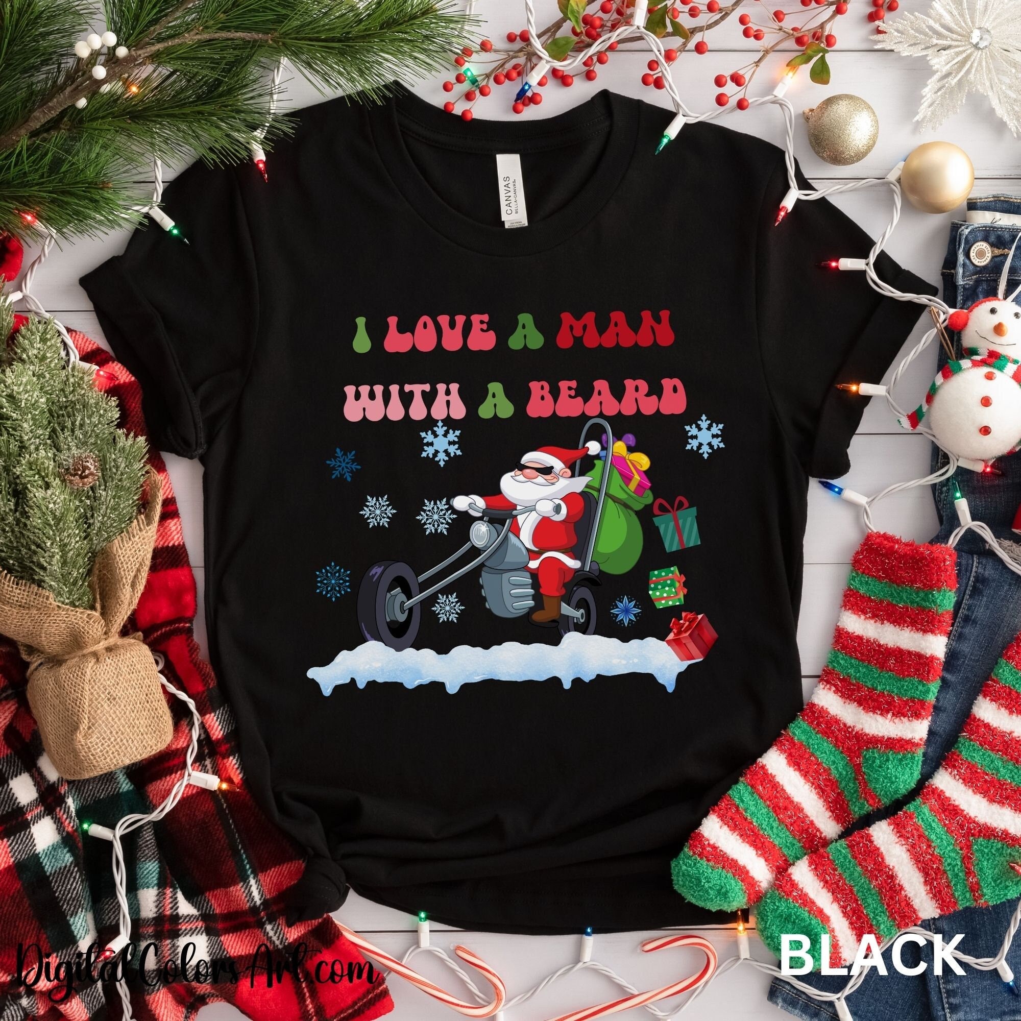 Silk Road Tees Uomo Babbo Natale Divertente Di Natale T-Shirt - Foto 10