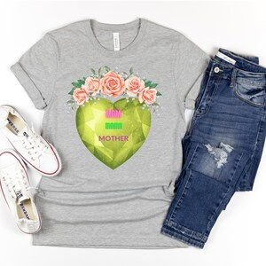 Mama T-Shirt, Mama T-Shirt, Muttertagsgeschenk, bestes Muttertagsgeschenk, einzigartiges Muttertagsgeschenk, Mama Juwel Shirt, Mutter Shirt, Madre Top