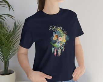 Dream Catcher Shirt, Cute Butterfly Tshirt, Insect Tee, Butterfly Shirt, Butterfly Species Apparel, Botanical Clothing, Inspirational Shirt