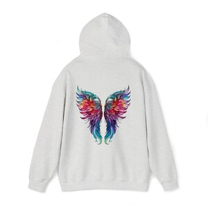 Bluza z kapturem Ombre Angel Wings: ciężka mieszanka bawełny i poliestru zdjęcie 6