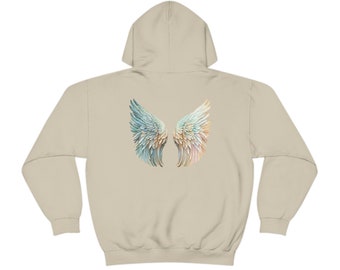Angel Wings Heavy Blend Hooded Sweatshirt, angel wings hoodie, angel wings Top, angel wings sweatshirt, angel wings shirt, angel wings