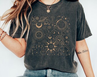Comfort Colors Solar System Shirt: Space Lover Gift, Planets Tee