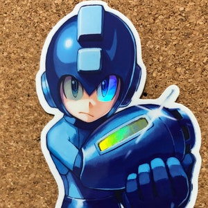 Premium Megaman Semi-Holo Sticker