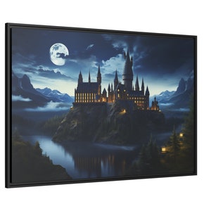 Wizard School Painting | Wizardry Art Canvas | Wizard School Art Canvas | Wizardry School Canvas Print