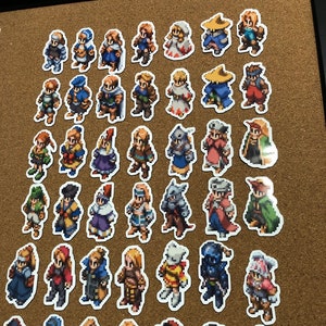 Final Fantasy Tactics Jobs Magnets