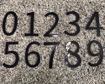 4" Tall Magnetic Numbers, Black Magnetic Numbers, White Magnetic Numbers