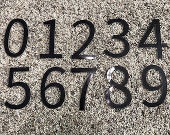 4" Tall Magnetic Numbers, Black Magnetic Numbers, White Magnetic Numbers