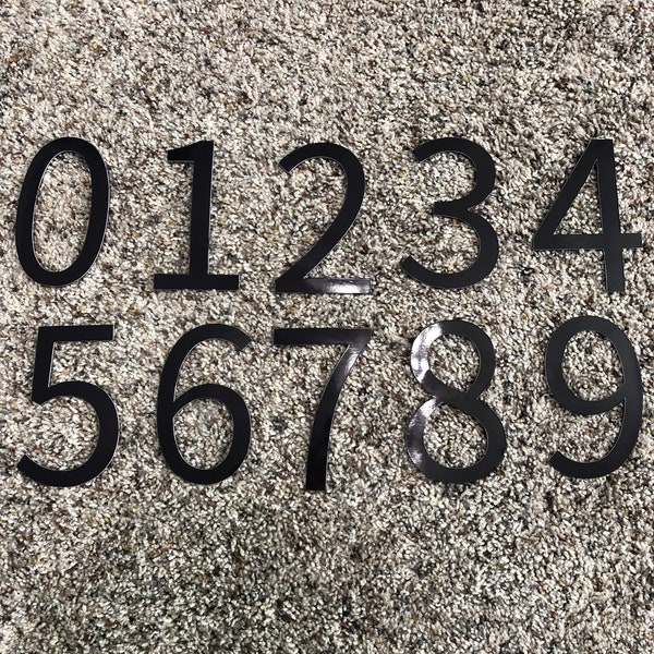 4" Tall Magnetic Numbers, Black Magnetic Numbers, White Magnetic Numbers