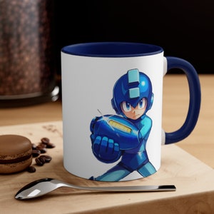 Megaman Coffee Cup | Video Game Mugs |  Mega Man Coffee Mug Mega Man Gift Megaman Art | megaman coffee mug