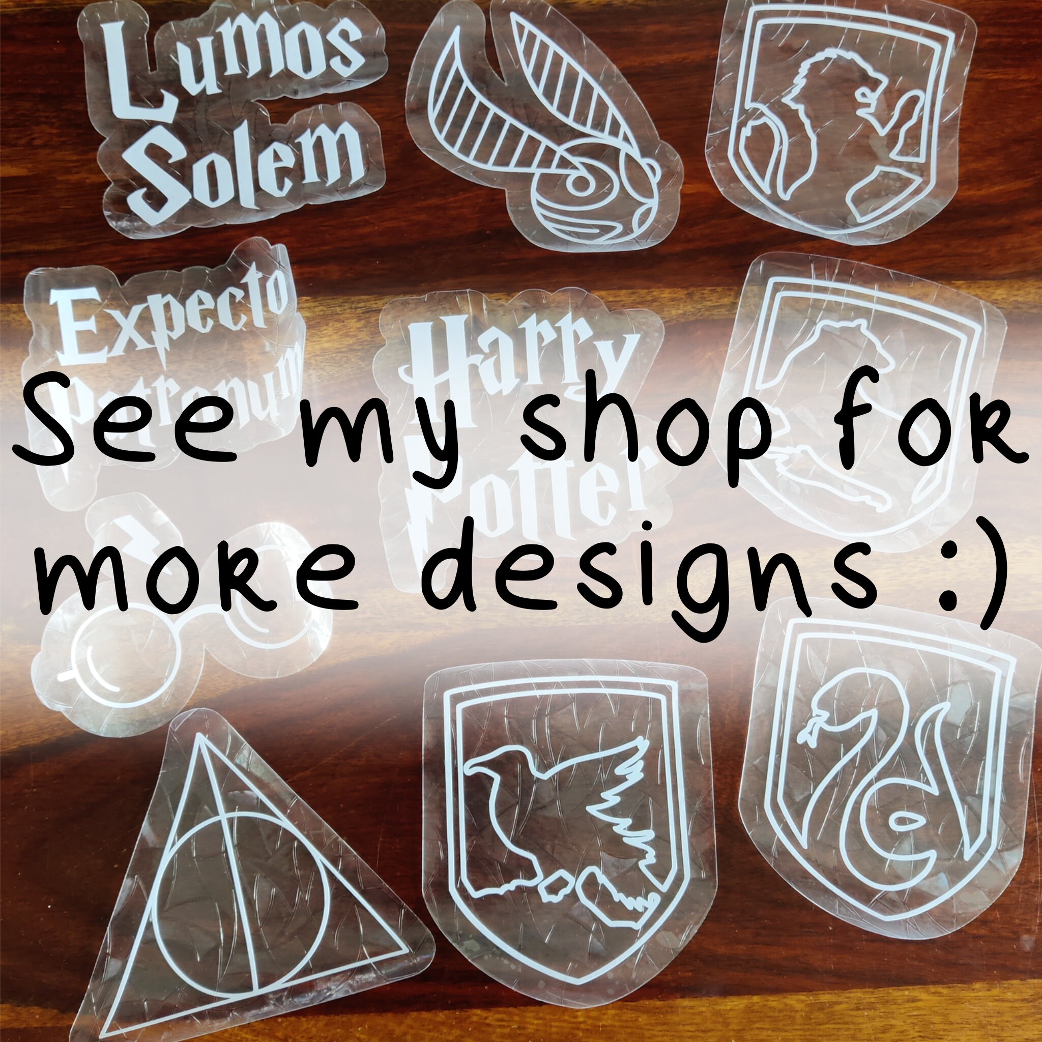 Reusable Suncatcher Window Sticker Harry Potter Harry's Etsy