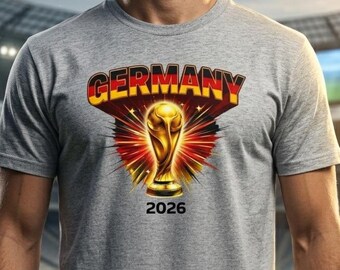 Deutschland Fussball Shirt, World Fussball 2026 T-Shirt, Deutsches Jersey Fan Shirt