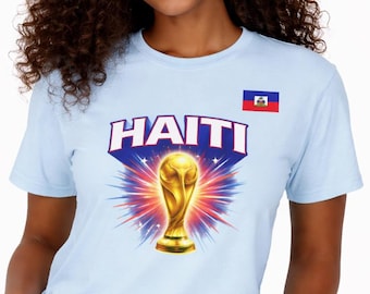 Haiti Fussball Trikot 2026, World Tournament Fan Shirt, Haiti Fussball T-Shirt, Caribbean Pride Bekleidung