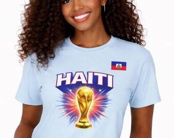 Haiti Soccer Jersey 2026, World Tournament Fan Shirt, Haiti Football Tee, Caribbean Pride Apparel