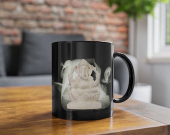 Ganesh Black Mug